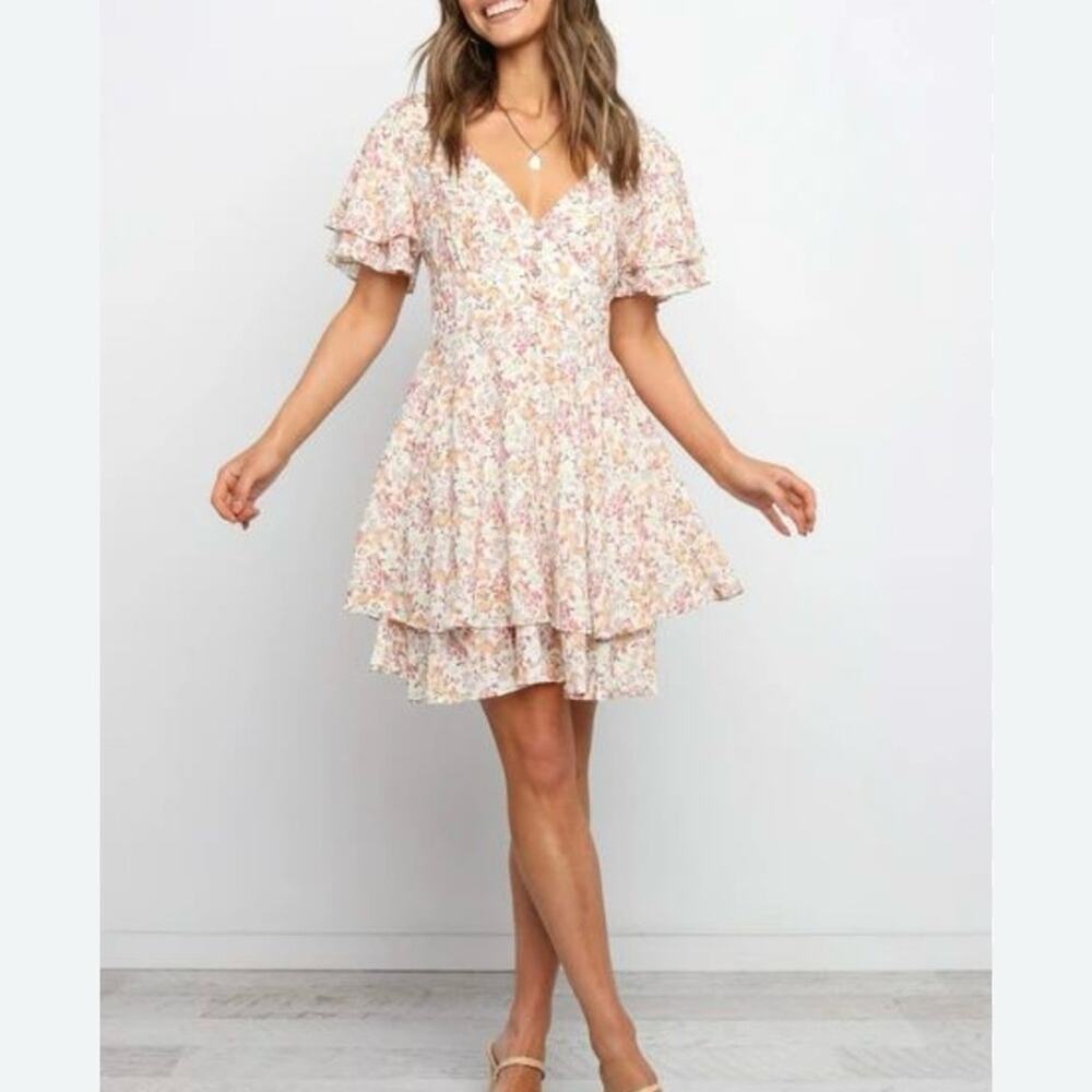 Petal & Pup Floral Mini Dress